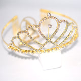 Golden  Color Silver Crystal Crowns Bride tiara Fashion Queen For Wedding Crown Headpiece Wedding Hair Jewelry Accessories cnfrgdc6d-1