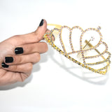 Golden  Color Silver Crystal Crowns Bride tiara Fashion Queen For Wedding Crown Headpiece Wedding Hair Jewelry Accessories cnfrgdc6d-1