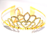 Golden  Color Silver Crystal Crowns Bride tiara Fashion Queen For Wedding Crown Headpiece Wedding Hair Jewelry Accessories cnfrgdc6d-1