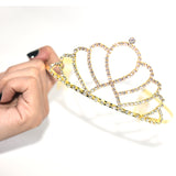 Golden  Color Silver Crystal Crowns Bride tiara Fashion Queen For Wedding Crown Headpiece Wedding Hair Jewelry Accessories cnfrgdc6d-1