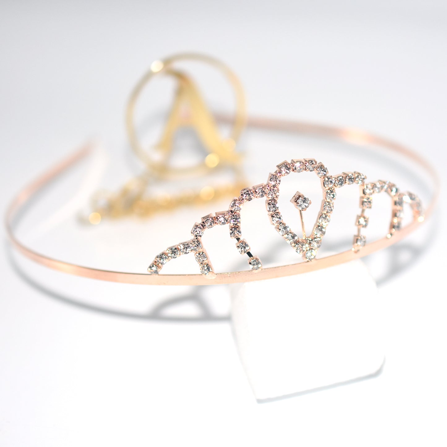 Golden  Color Silver Crystal Crowns Bride tiara Fashion Queen For Wedding Crown Headpiece Wedding Hair Jewelry Accessories cnfrgdc6d-1