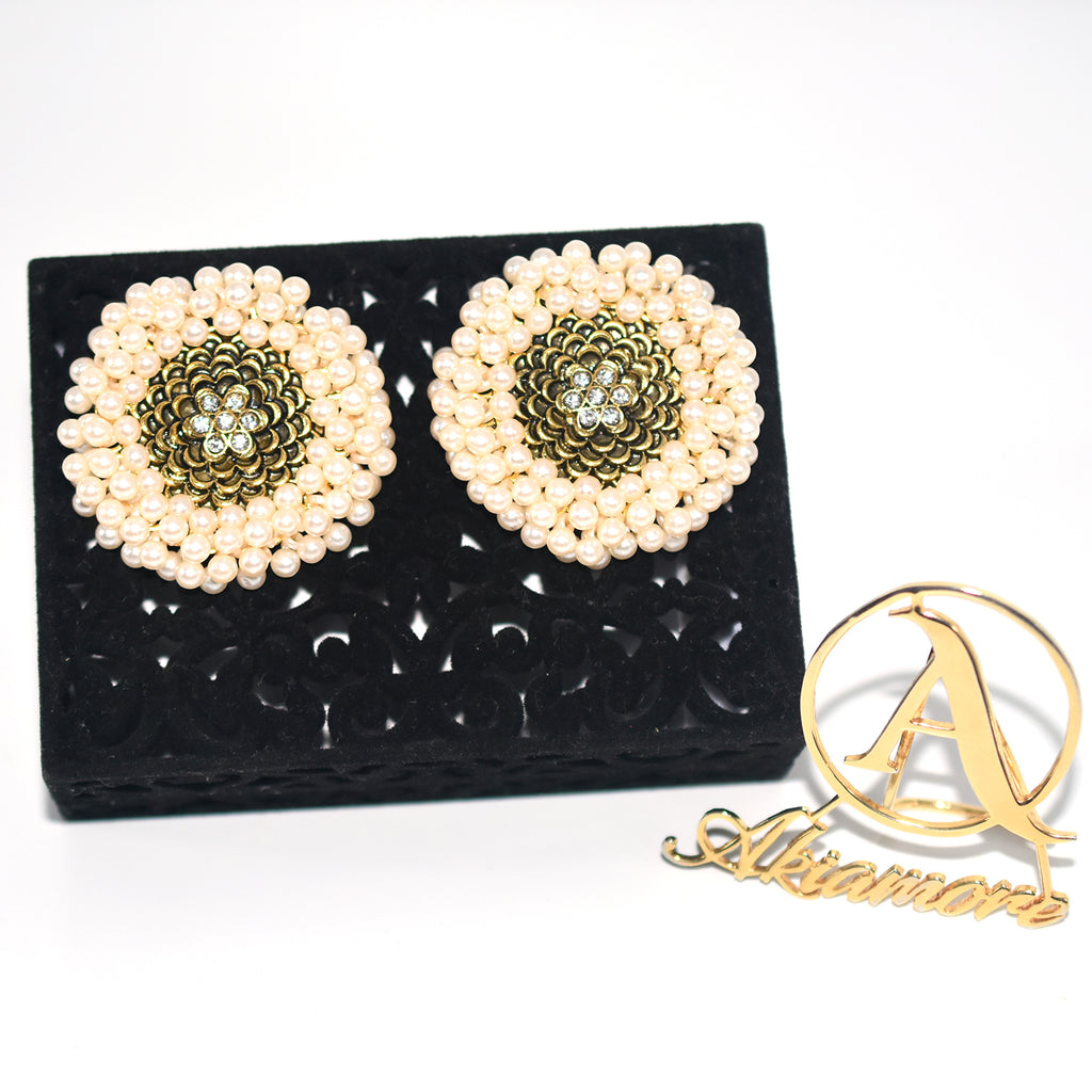 Stud Earrings for Women Female 2020 Boucle d'oreille Crystal Flower Clover Earring Gold Bijoux Jewelry egfradb6c-4