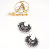 Elegant Round Imitation Pearl Dangle Earrings Dazzling CZ Women Engagement Wedding Graceful Accessories Fashion Earrings egfrarb6g-1