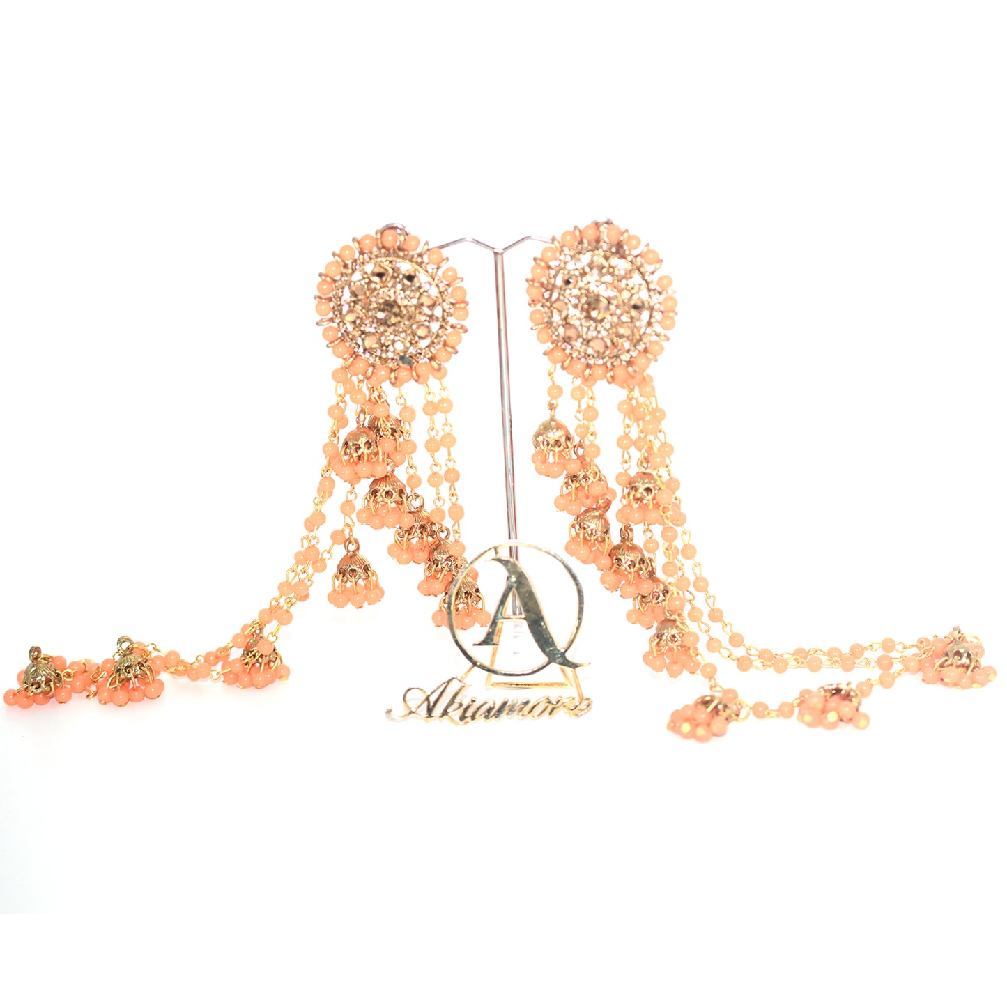 2021 Boho Ethnic Retro Bahubali  Sahara  Indian Jhumka Multi Plated Tassel Dangle Earrings For Women Gypsy Jewelry egfrmib7g-1