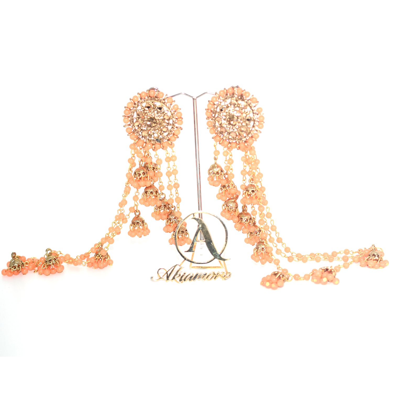 2021 Boho Ethnic Retro Bahubali  Sahara  Indian Jhumka Multi Plated Tassel Dangle Earrings For Women Gypsy Jewelry egfrmib7g-1