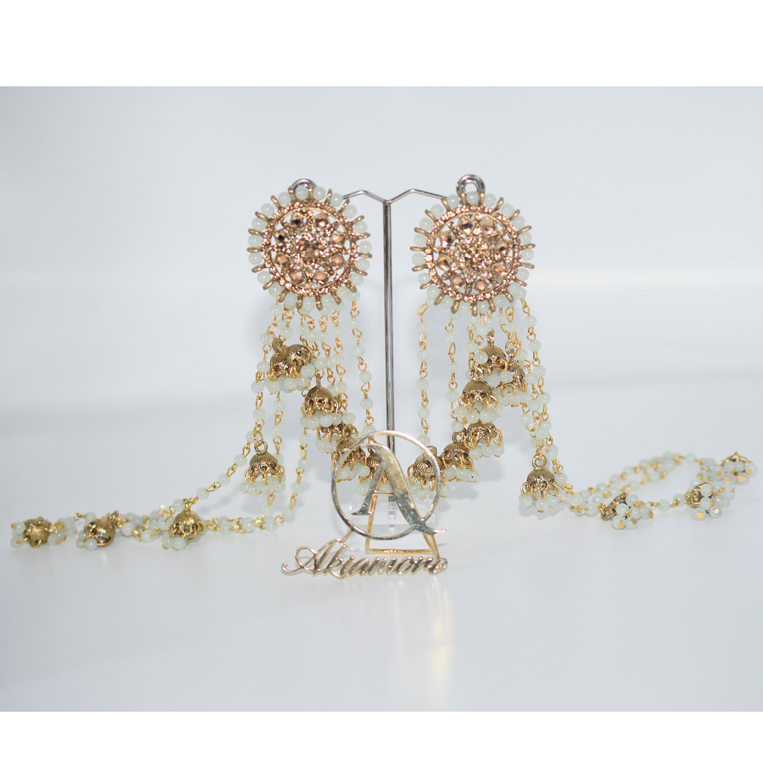 2021 Boho Ethnic Retro Bahubali  Sahara  Indian Jhumka Multi Plated Tassel Dangle Earrings For Women Gypsy Jewelry egfrmib7g-1