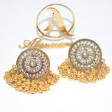 Antique Gold Trendy Acrylic Drop Women Dangle Earrings Crystal Flower Long Pendant Earrings For Women Drops Earrings egfrcrb6l-1