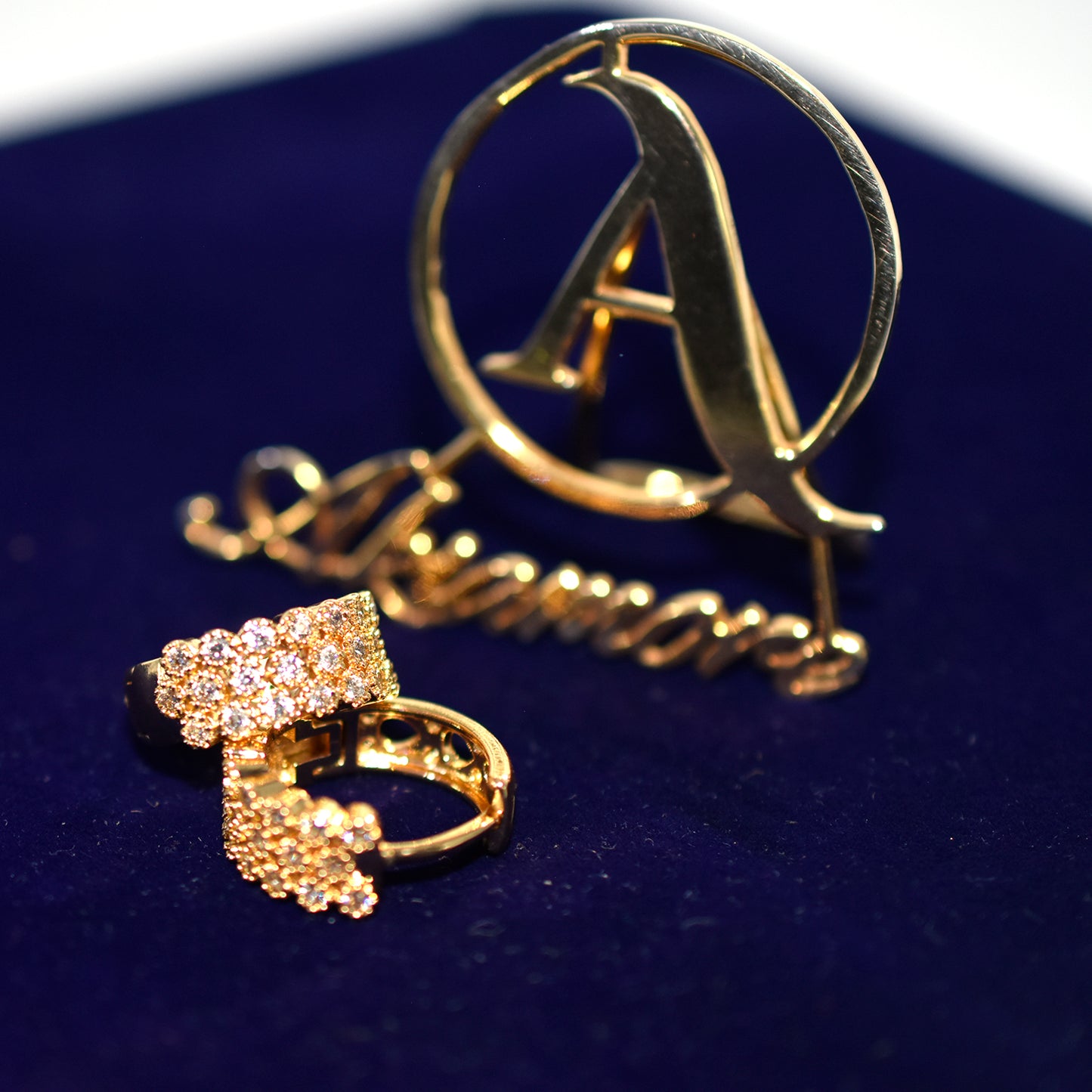 Fashion Gold Color Women Hoop Earrings Luxury Mosaic AAA CZ Circle Earrings Elegant Round Ear Jewelry New egfrgdb7j-1