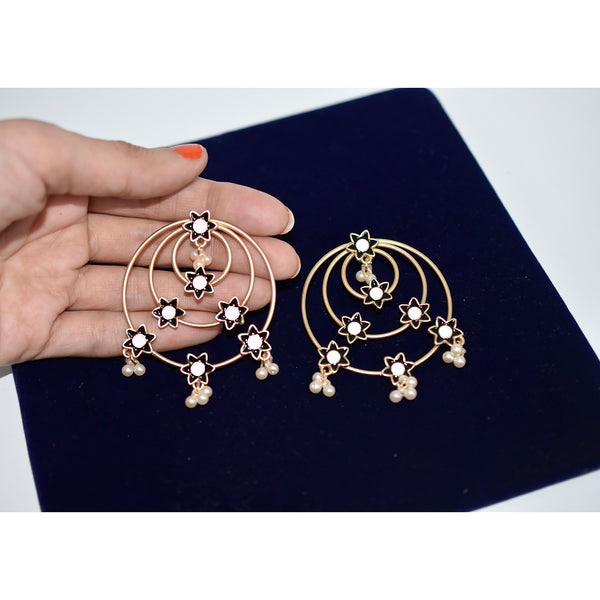 2021 Latest Fashion Jewelry bali Vintage Gold Big Hoop Earrings With Charm Lady's Street Style Statement Earring egfrbdb8a-1