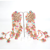 2021 Boho Ethnic Retro Bahubali  Sahara  Indian Jhumka Multi Plated Tassel Dangle Earrings For Women Gypsy Jewelry egfrmib7g-1