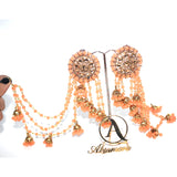 2021 Boho Ethnic Retro Bahubali  Sahara  Indian Jhumka Multi Plated Tassel Dangle Earrings For Women Gypsy Jewelry egfrmib7g-1