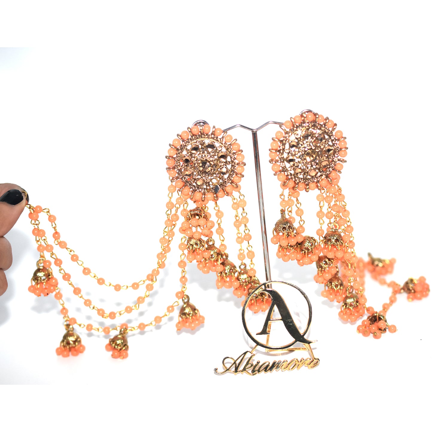 2021 Boho Ethnic Retro Bahubali  Sahara  Indian Jhumka Multi Plated Tassel Dangle Earrings For Women Gypsy Jewelry egfrmib7g-1