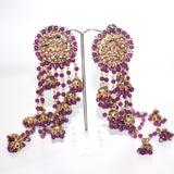 2021 Boho Ethnic Retro Bahubali  Sahara  Indian Jhumka Multi Plated Tassel Dangle Earrings For Women Gypsy Jewelry egfrmib7g-1