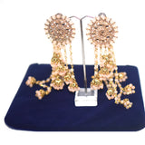 2021 Boho Ethnic Retro Bahubali  Sahara  Indian Jhumka Multi Plated Tassel Dangle Earrings For Women Gypsy Jewelry egfrmib7g-1