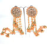 2021 Boho Ethnic Retro Bahubali  Sahara  Indian Jhumka Multi Plated Tassel Dangle Earrings For Women Gypsy Jewelry egfrmib7g-1