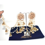 2021 Boho Ethnic Retro Bahubali  Sahara  Indian Jhumka Multi Plated Tassel Dangle Earrings For Women Gypsy Jewelry egfrmib7g-1