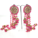 2021 Boho Ethnic Retro Bahubali  Sahara  Indian Jhumka Multi Plated Tassel Dangle Earrings For Women Gypsy Jewelry egfrmib7g-1