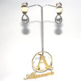 2020 Korean New Temperament Metal Champagne Pearl Earrings Fashion Simple Versatile Earrings Female Jewelry egfrrdb8f-1
