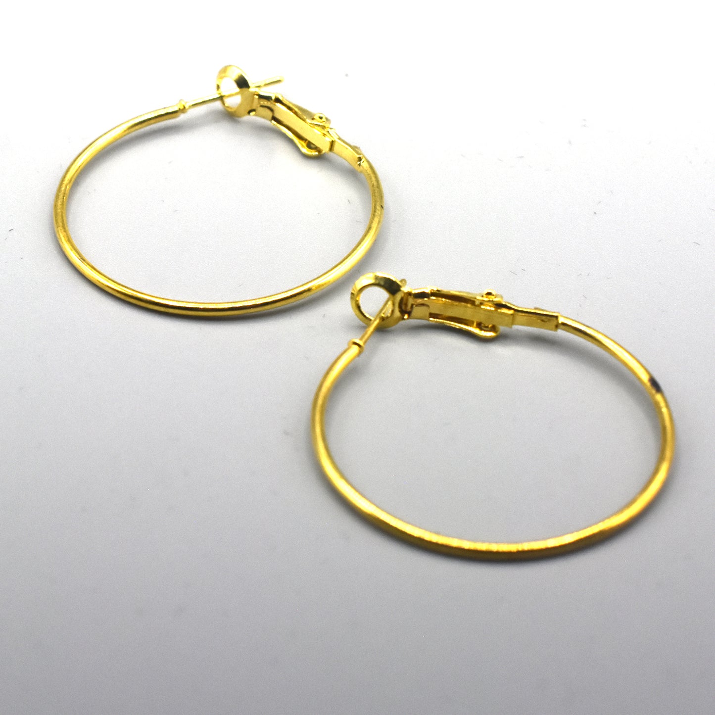 Golden Small Big Circle Women Hoop Earrings Exaggerated Hoop Ear Loop Smooth Ring Round Earring Stainless Steel Jewelry eg10gdc2b-4