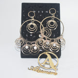 2021 Fashion Circular Metal Long Tassel Earrings For Women Indian Jewelry Chain Dangle Earrings Gold Color Ball Pendientes egfrgdb6a-1