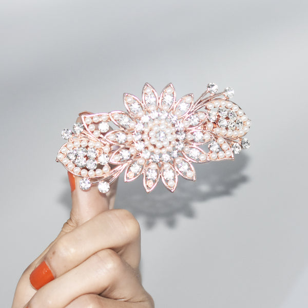 Fashion Girl Rhinestone Hair Claw Tree Leaf Geometric Imitation Barrettes Hairpin Retro Crystal Hair Clips Wome Hair Accessories hpfrrgc6a-1