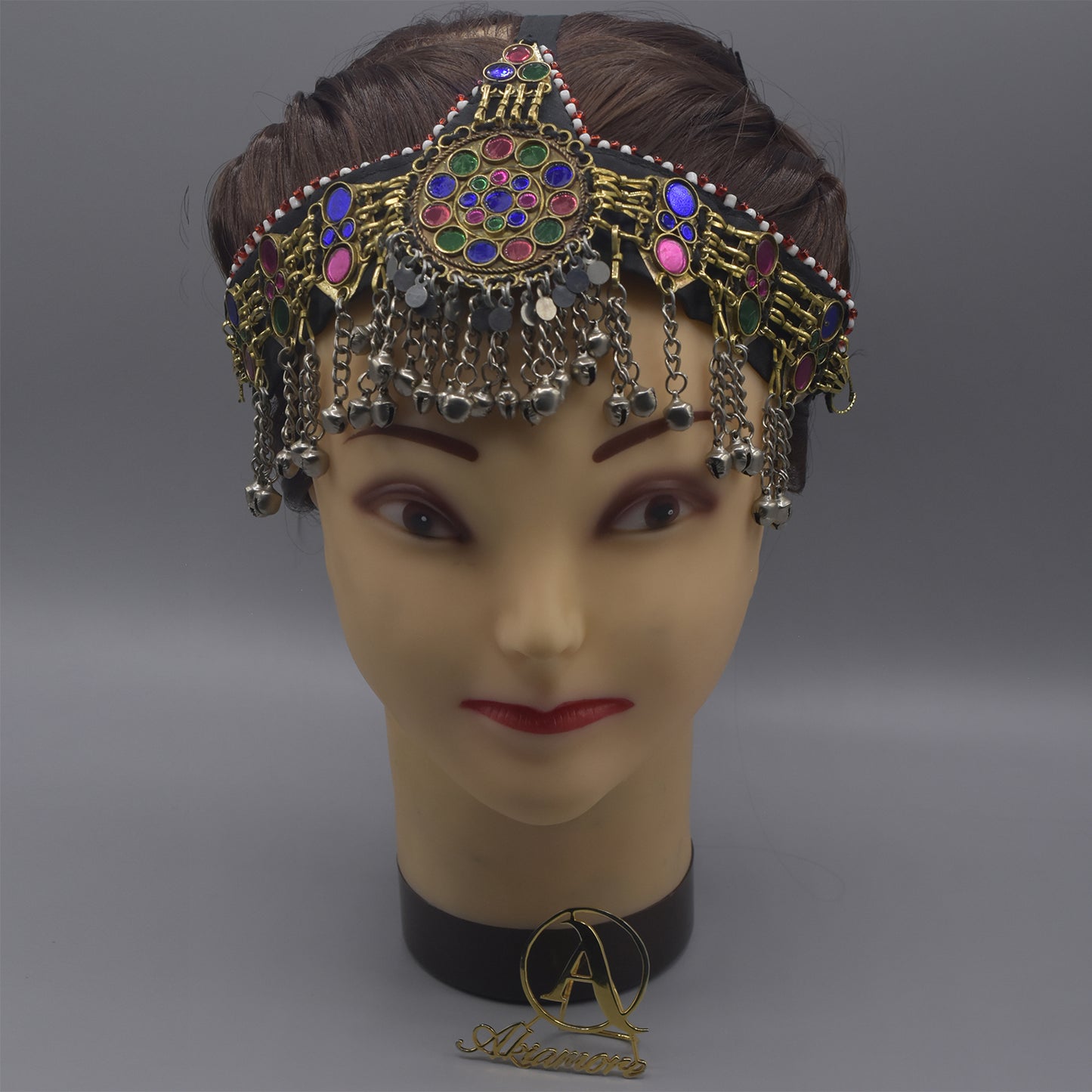 Afghan Kuchi Headpiece matha patti Tribal Head Piece Ethnic Dance Headdress mpsmmia5a-1