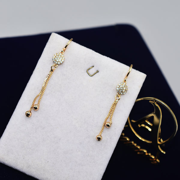 Fashion Gold Long Fringe Pendant Hoop Earrings For Women Wedding Jewelry egfrgdb7j-2