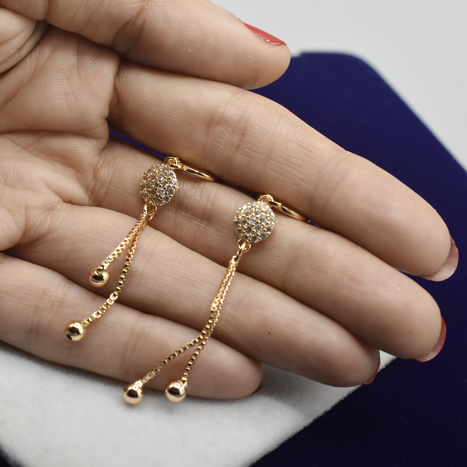 Fashion Gold Long Fringe Pendant Hoop Earrings For Women Wedding Jewelry egfrgdb7j-2