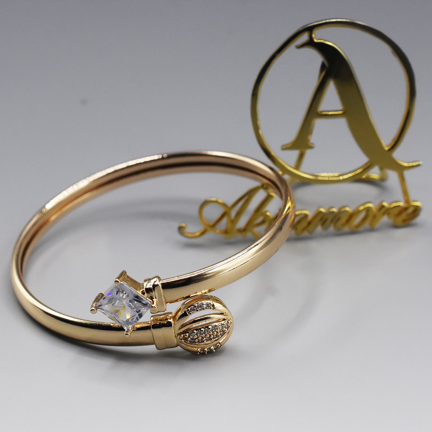 GOLD PLATED ZIRCON BRACELET btfrgda6e-1