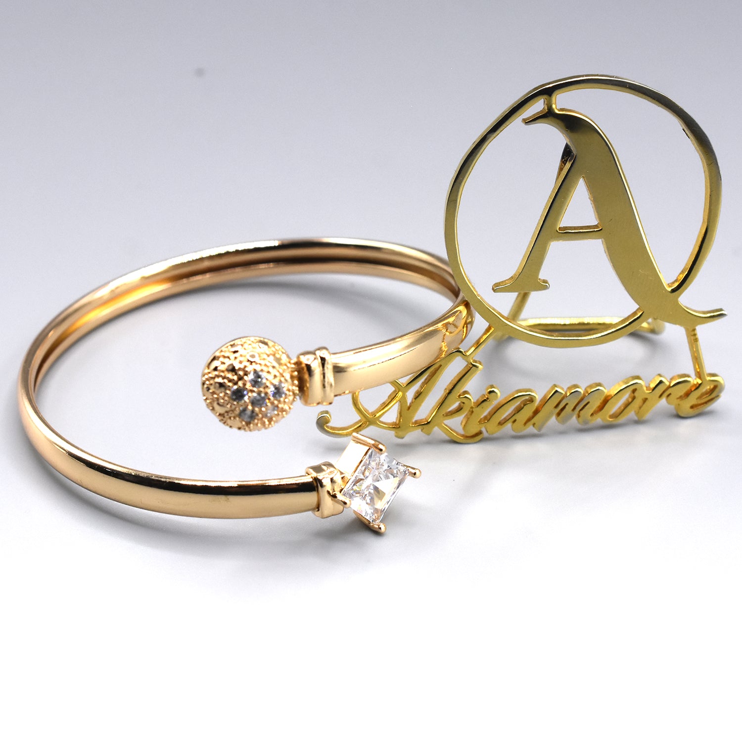 GOLD PLATED ZIRCON BRACELET btfrgda6e-1