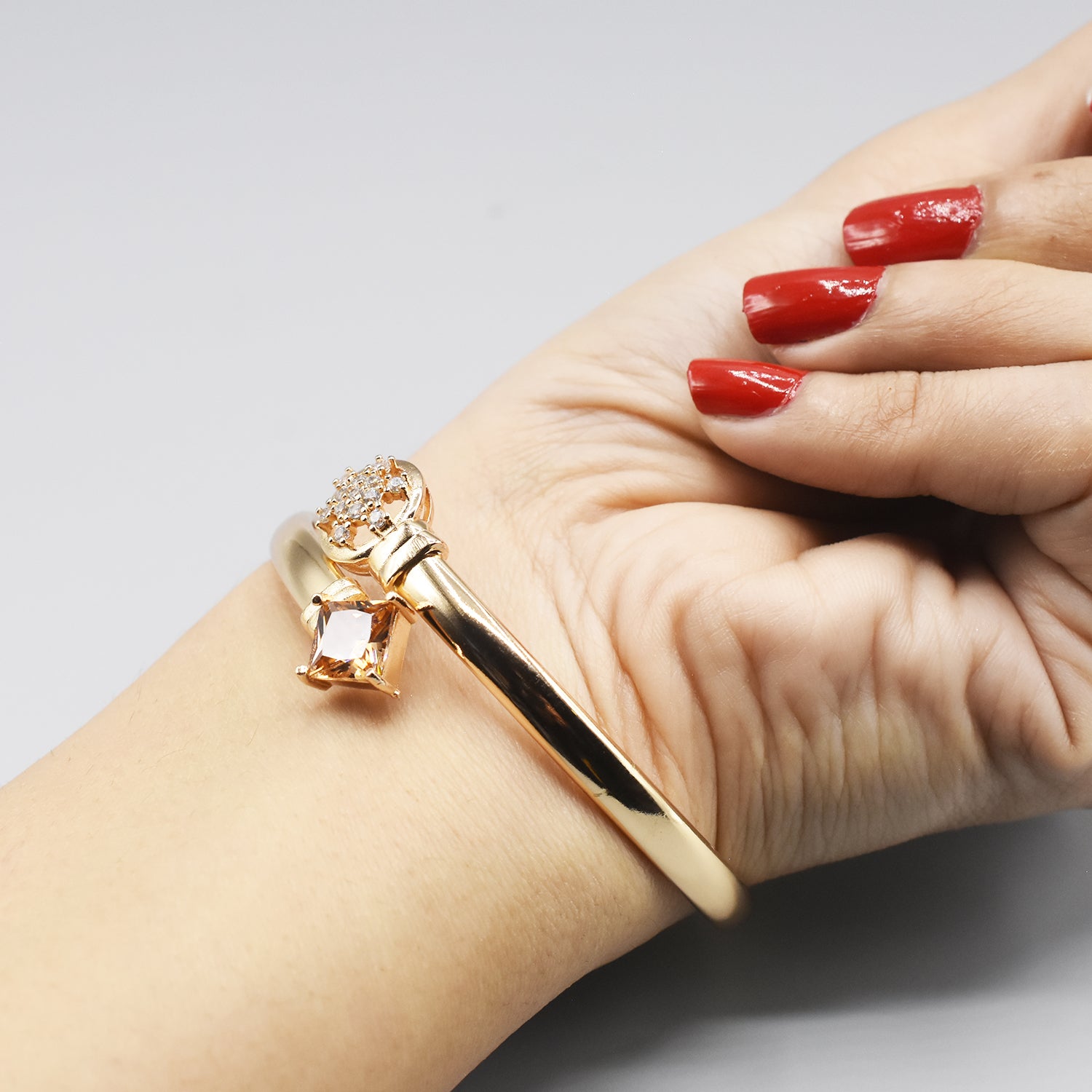 GOLD PLATED ZIRCON BRACELET btfrgda6e-1