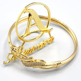 Gold Plated Golden Color Imported High Quality Bracelet With White Zircon For Girls And Women Party And Wedding Gift For Ladies btfrgda6f-1