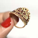 Fashion  Cross Twine Women Finger Ring Daily Wearable Elegant Accessories Female Dance Party Ring Stylish Jewelry fgfrgdf1b-1