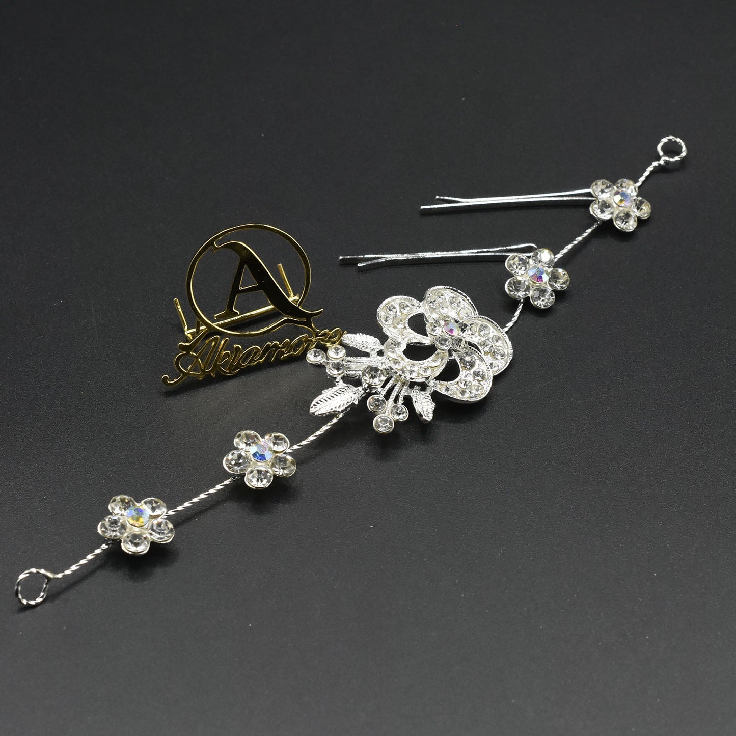 2021 New Bridal Hair Accessories Wedding Hair Comb tone Rhinestone Crystal Flower Hair Comb Wedding Headpiece Hair Jewelry hpfrgdd5p-1