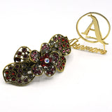 Multi Hair Barrettes for Women Elegant Hair Clips Vintage Crystal Stone Hairpins Flower Hairgrips Party Wedding Headwear hpfraec6b-1
