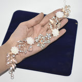 Brand Elegant Wedding Hair Jewelry Accessories for Women Charm Crystal Flower Bridal Hair Comb Head Pieces Hair Pins hpfrgrd5t-1