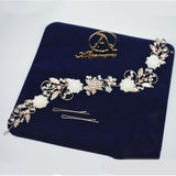 Brand Elegant Wedding Hair Jewelry Accessories for Women Charm Crystal Flower Bridal Hair Comb Head Pieces Hair Pins hpfrgrd5t-1