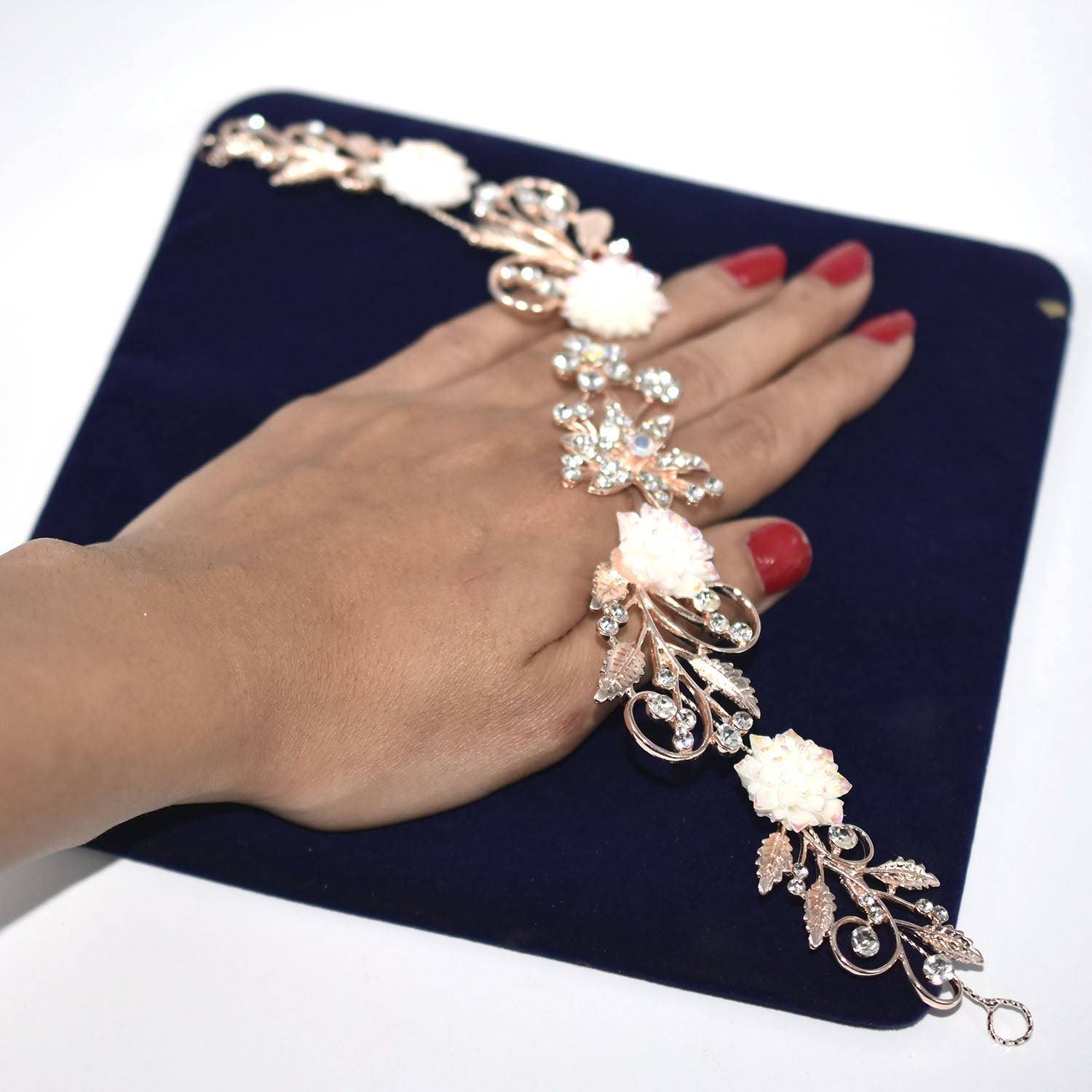 Brand Elegant Wedding Hair Jewelry Accessories for Women Charm Crystal Flower Bridal Hair Comb Head Pieces Hair Pins hpfrgrd5t-1