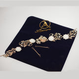 Brand Elegant Wedding Hair Jewelry Accessories for Women Charm Crystal Flower Bridal Hair Comb Head Pieces Hair Pins hpfrgrd5t-1