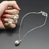 Bella Pearl Pendant Necklace and Earrings Set jtfrgda7j-5