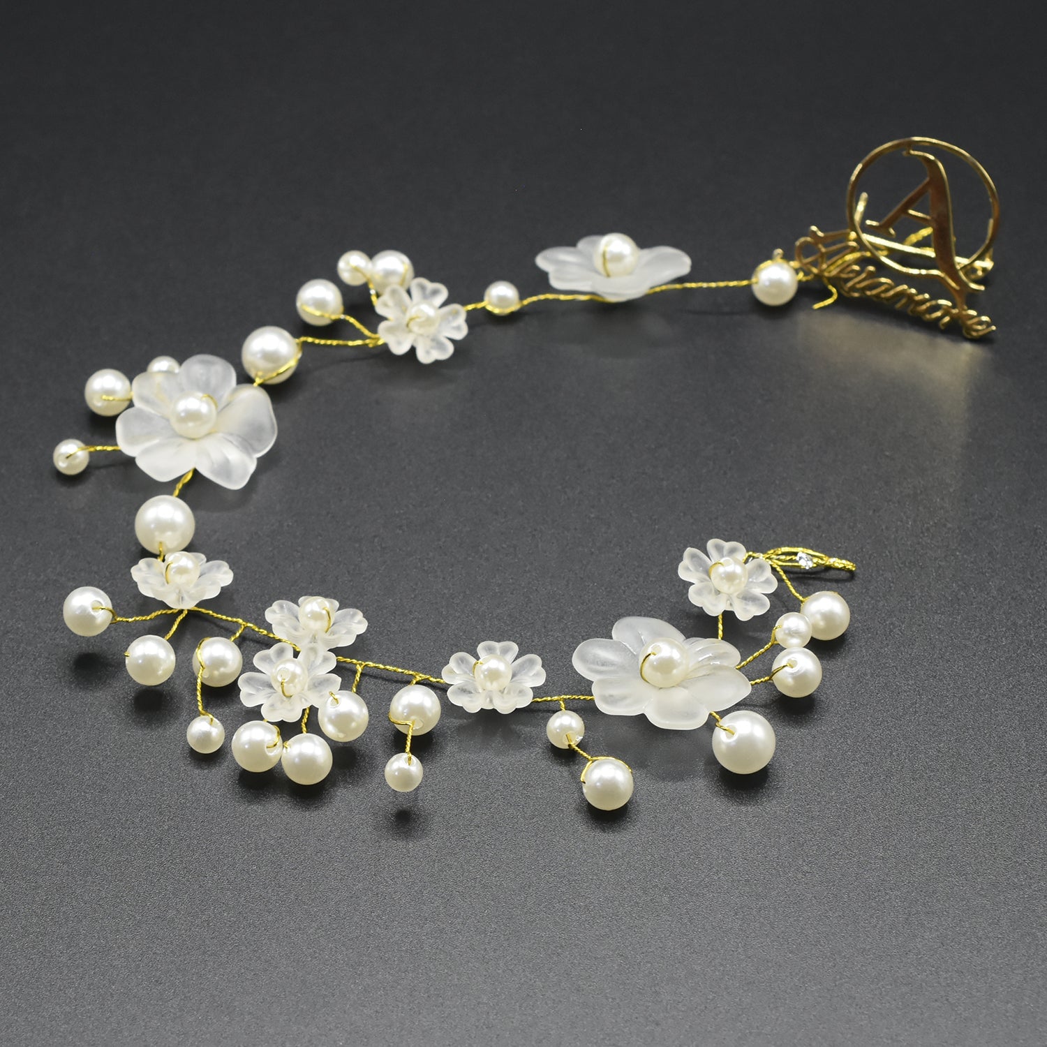bride crown headband flower Pretty Wedding Hair Accessories hpfrgdc7b-1