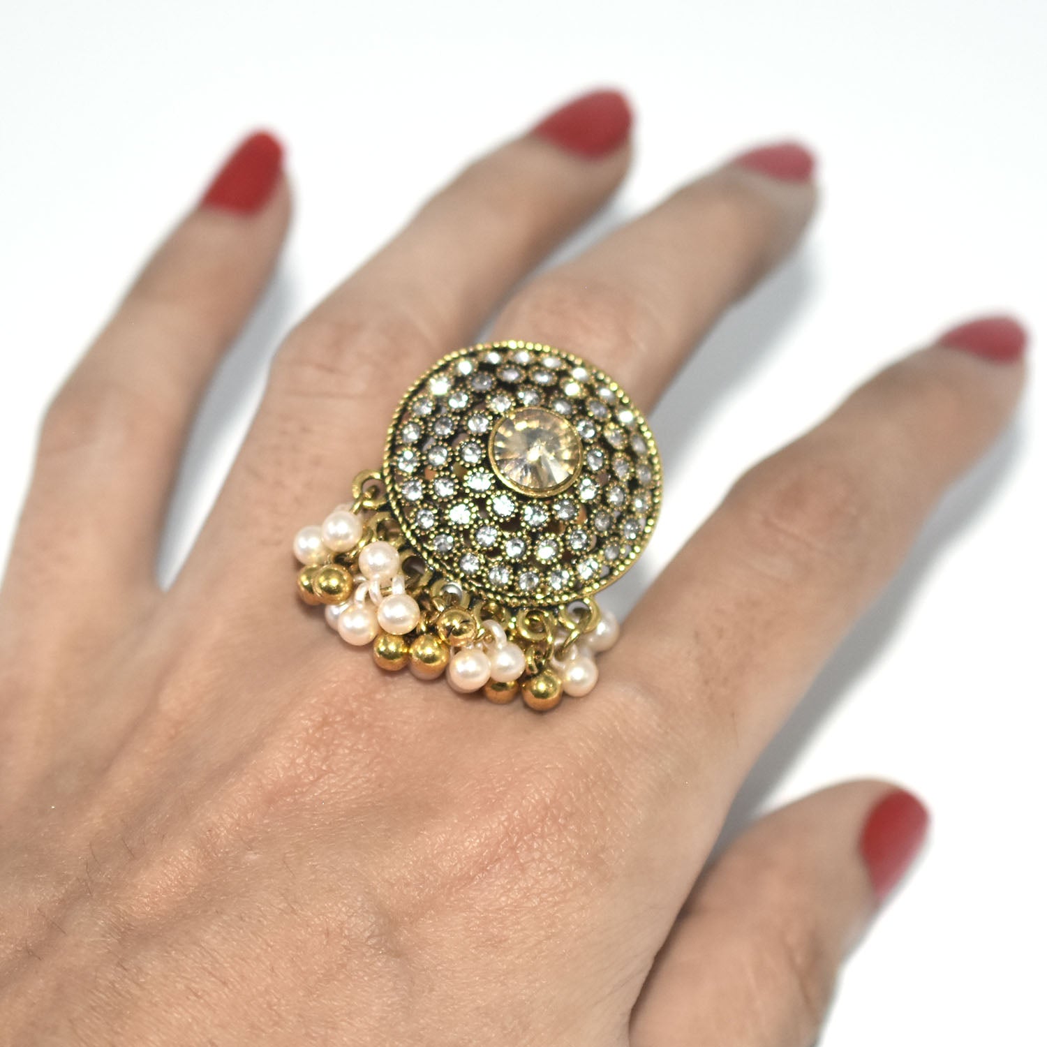 New Fine Wedding Ring Classic Engagement Jewelry Cubic Zirconia Stone and pearl Women Fashion jewellery fgfrakf3o-1