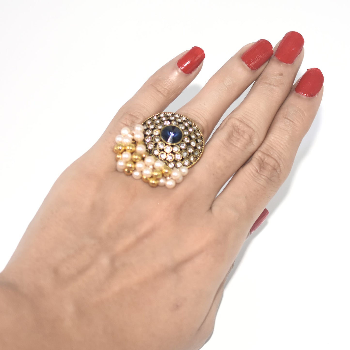 New Fine Wedding Ring Classic Engagement Jewelry Cubic Zirconia Stone and pearl Women Fashion jewellery fgfrakf3o-1