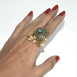 New Fine Wedding Ring Classic Engagement Jewelry Cubic Zirconia Stone and pearl Women Fashion jewellery fgfrakf3o-1