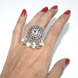 New Fine Wedding Ring Classic Engagement Jewelry Cubic Zirconia Stone and pearl Women Fashion jewellery fgfrakf3o-1