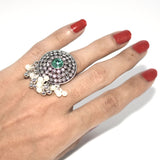 New Fine Wedding Ring Classic Engagement Jewelry Cubic Zirconia Stone and pearl Women Fashion jewellery fgfrakf3o-1