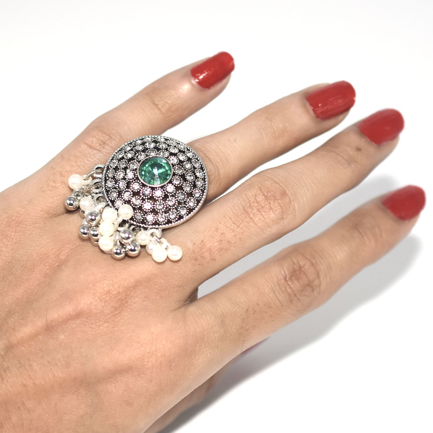 New Fine Wedding Ring Classic Engagement Jewelry Cubic Zirconia Stone and pearl Women Fashion jewellery fgfrakf3o-1