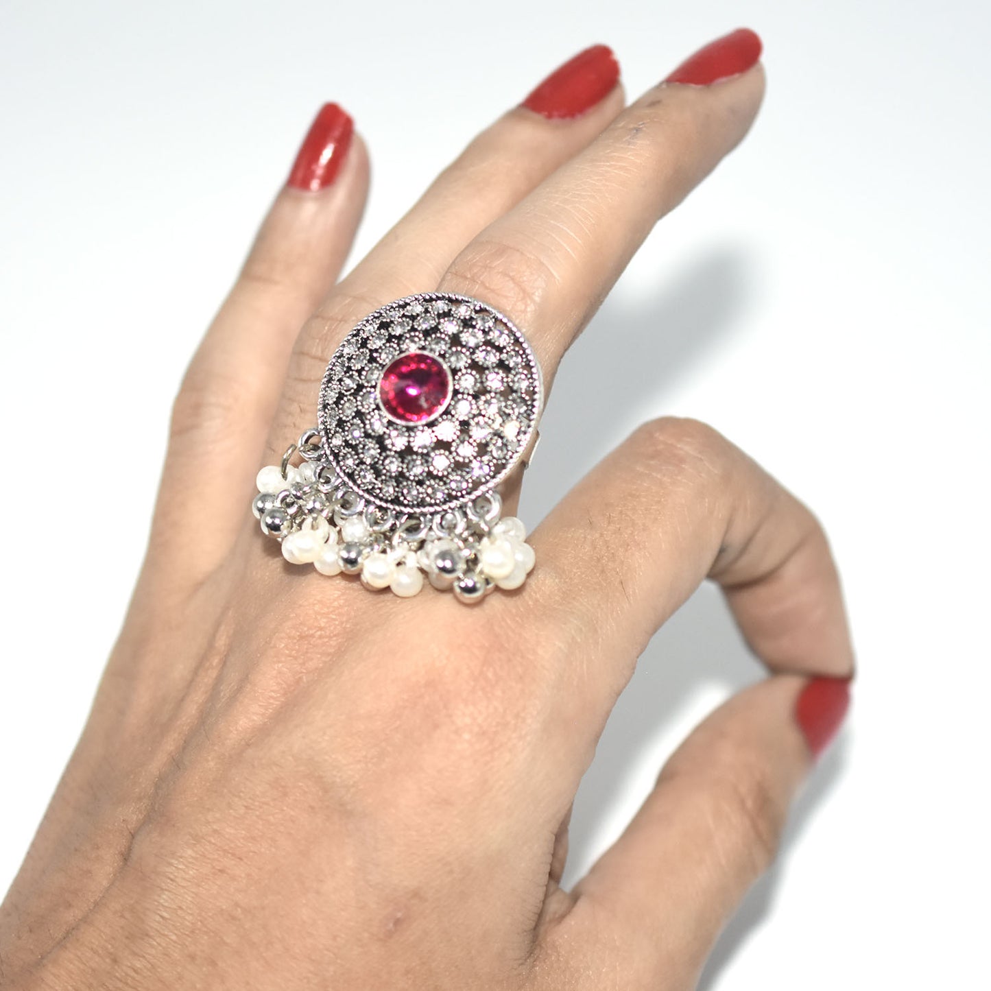 New Fine Wedding Ring Classic Engagement Jewelry Cubic Zirconia Stone and pearl Women Fashion jewellery fgfrakf3o-1