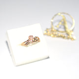 High Quality Office Lady Accessories Rings Golden Color Halo Micro Paved Casual Style Female Jewellery fgfrgdf1i-2