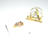 High Quality Office Lady Accessories Rings Golden Color Halo Micro Paved Casual Style Female Jewellery fgfrgdf1i-2